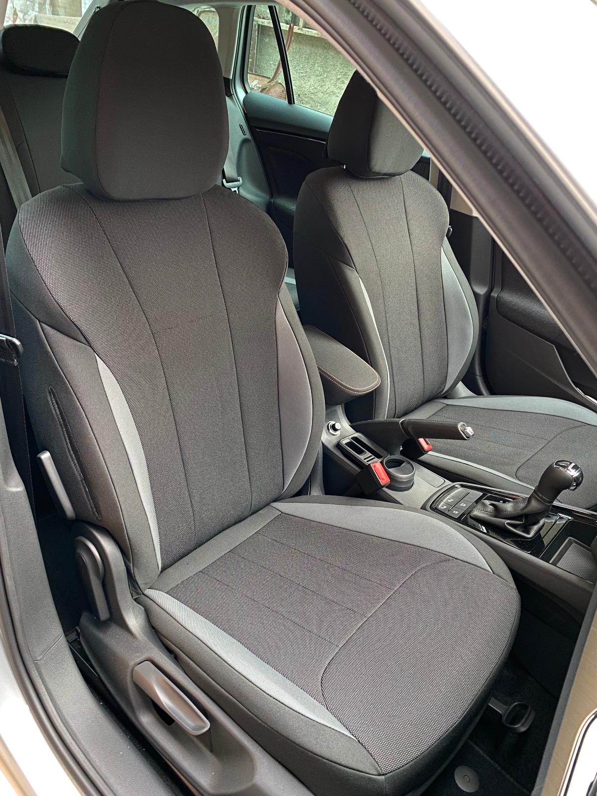 Huse auto material textil texturat montaj profesional Vinero